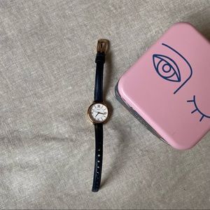 Fossil Women’s Mini Leather Strap Watch